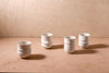 Set of Two Espresso Porcelain Cups