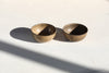 A set of 2 brown bowls