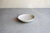 White shallow bowl