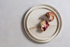 Set of White Ceramic Plates With Decorative Line